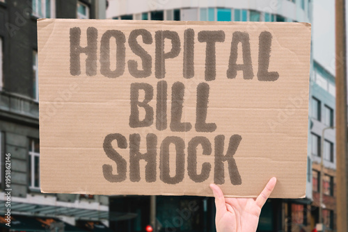 фотографія "Hospital Bill Shock" Millions of Americans receive medical bills that bear no resemblance to the actual cost of their care