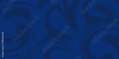 Halftone dots gradient grunge texture background blue and dark blue color pattern. Dot pop art comic sport style vector illustration. vector EPS 10