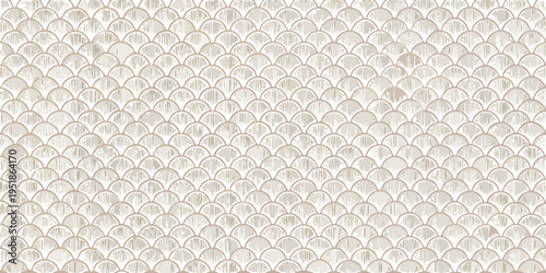 A seamless pattern of overlapping pale scales resembling fish skin