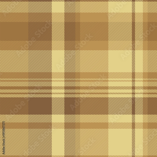 Veil background check plaid, perfection vector pattern textile. Folded seamless texture fabric tartan in orange and yellow colors.