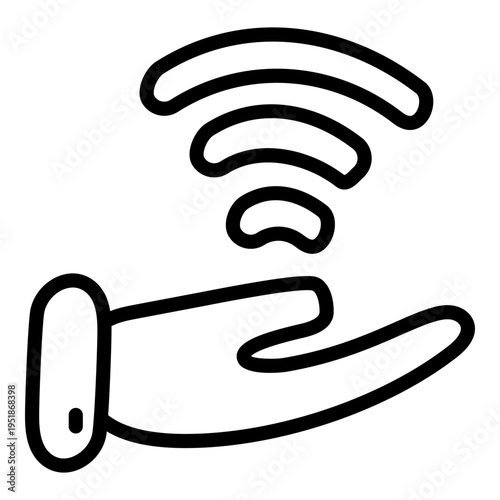 Premium download icon of wifi signal 