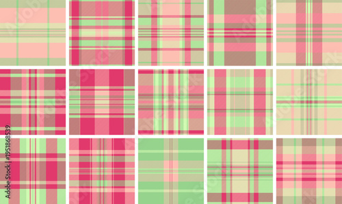 Heritage plaid collection crafted for classic packaging. The pack enhances labels, boxes, and product wraps. Vector repeats feel natural.