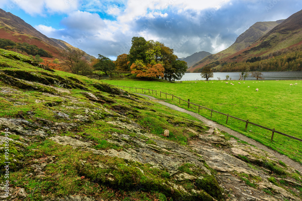 Fototapeta premium Beautiful autumn landscape of England. United Kingdom