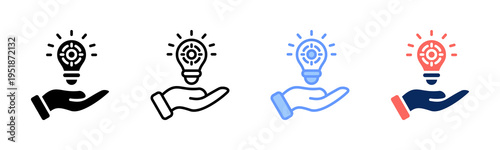 Opportunity Match icon set multiple style collection