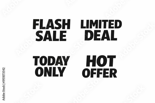 Flash sale promotions: limited deals and hot offers today only