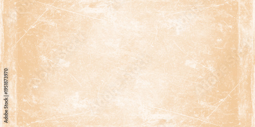 A blank vintage parchment background featuring a stained and aged brown paper texture with a worn antique grunge surface for retro design