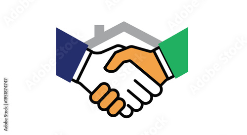 Handshake Between Two People Agreement.