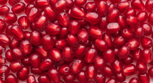 Close-up of fresh ripe red cranberries in bulk harvest pile with natural lighting