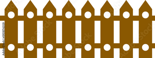 Picket Fence Silhouette