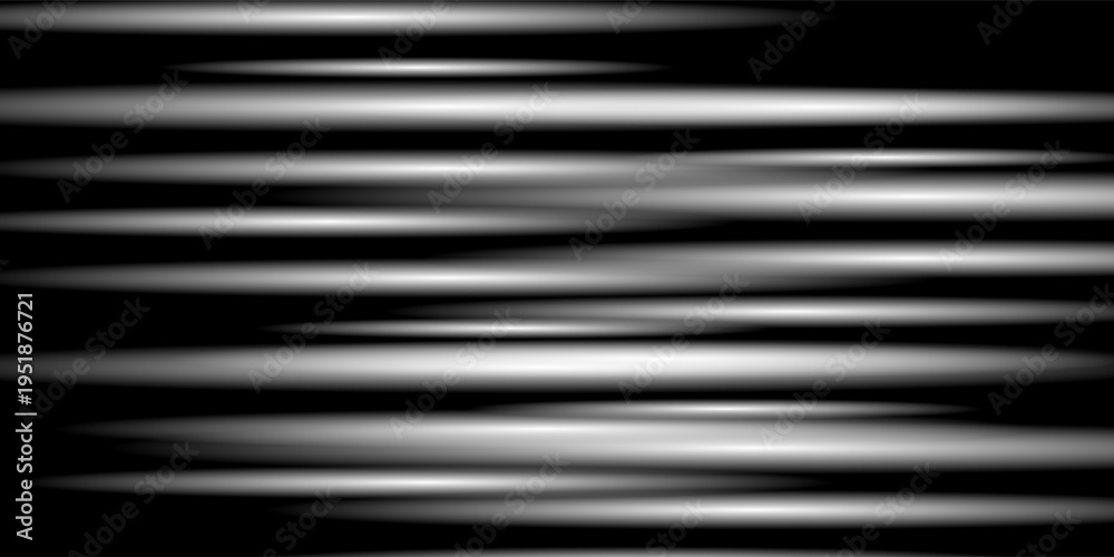 Obraz premium High-contrast abstract pattern of luminous stripes, conveying a sleek and contemporary visual style.