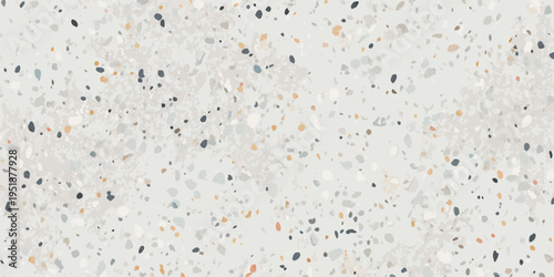 Abstract speckled texture with grey white and small color accents