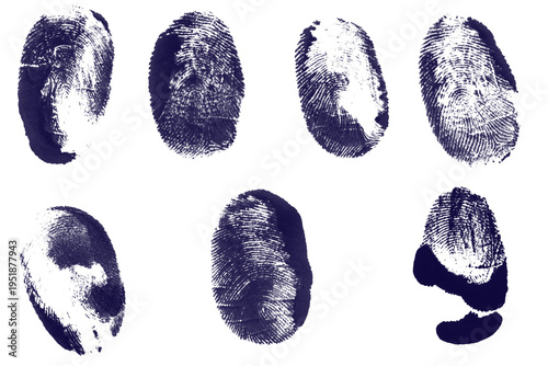 fingerprint texture isolated transparent