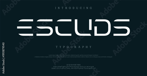 Introducing Escuds Typography Font Design