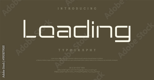 Introducing Loading Typography with Modern Design Elements