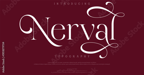 Introducing Nerval Typography Font Design