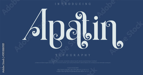 Introducing Apatin Typography Font Design