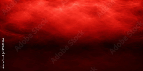 Dark storm clouds and red grunge texture blend into an abstract moonlit sky with smoke and lightning for a dramatic nature backdrop