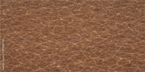 A vintage brown leather texture background with a rough grunge pattern and aged parchment material creates a blank antique backdrop on a textured cardboard surface