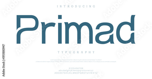 Introducing Primad Typography Font Design