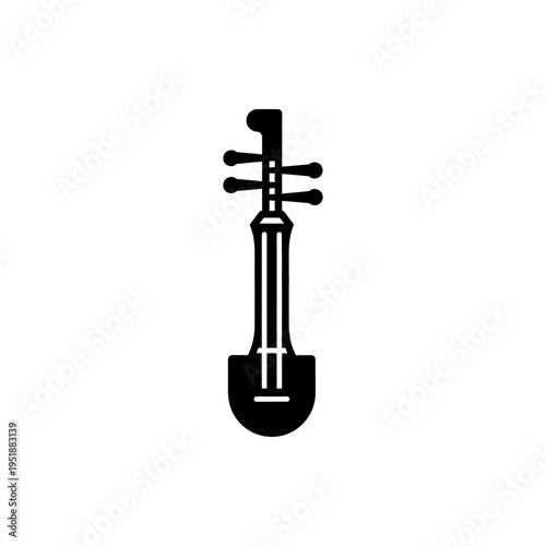 Black metal garden hand weeder tool isolated on white background for gardening and planting