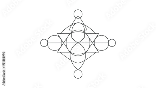Geometric Sacred Symbol Design.