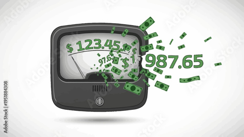 Money Flying Out Television.