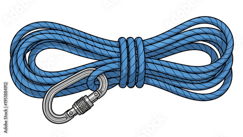 Blue Climbing Rope Bundle.
