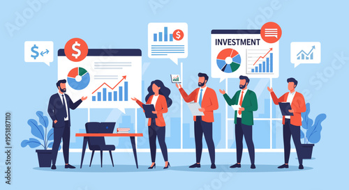 A stylized illustration conveying the idea of nurturing growth, potential, and prosperity, perfect for business presentations, marketing materials, or