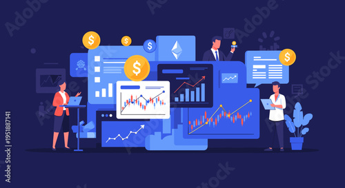 A stylized illustration depicting a handshake, symbolizing agreement, partnership, and successful collaboration in a modern business setting. Ideal fo