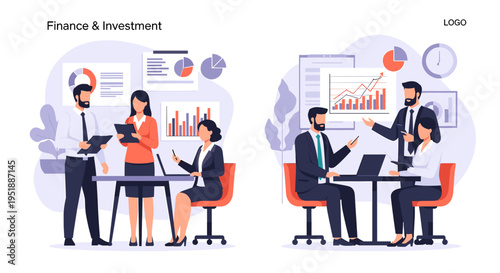 A confident business professional stands ready for success, holding a briefcase. Ideal for illustrating career advancement, leadership, and profession