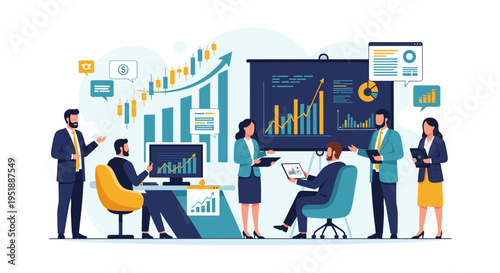 A confident businessman adjusts his tie, conveying a sense of determination and preparation. Ideal for illustrating leadership, ambition, and professi