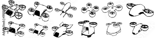 drone icons