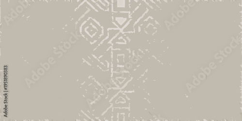 Abstract geometric pattern resembling a stylized elongated face