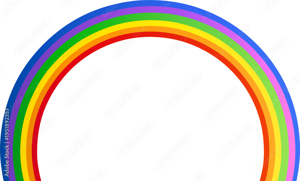 Obraz premium rainbow in the frame