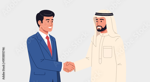 Businessmen Shaking Hands Together.
