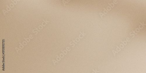 Amazing brown beige grainy gradient background banner backdrop noise texture, copy space