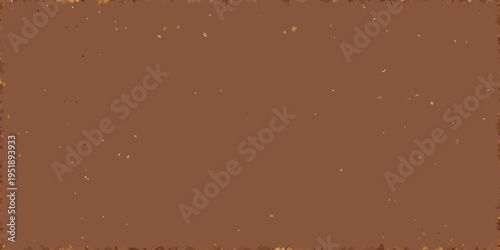 A textured brown background with subtle speckles and a vintage feel