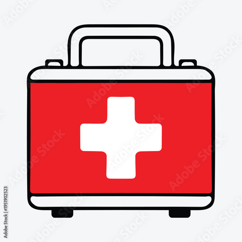first aid kit icon design vector illustration