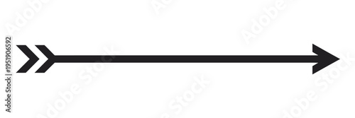 Double Arrow Icon Dual Sided Horizontal Direction Left Right Navigation Symbol Straight Line Sign Vector Illustration Isolated White Background