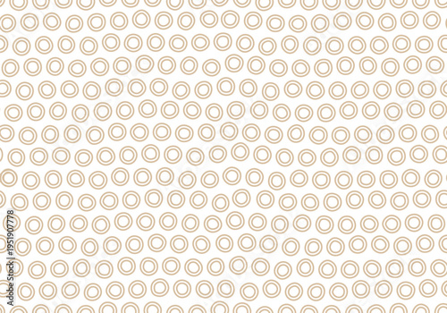 Abstract vector geometric seamless pattern with circles. Popular abstract gold european gorgeous oval circle stack luxury pattern seamless wallpaper background