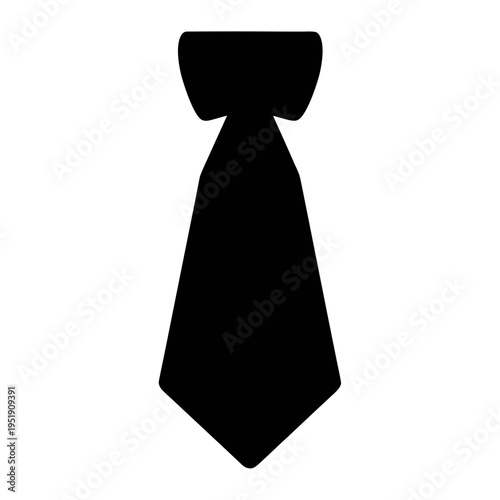Necktie vector illustration: formal wear, men's fashion, business attire, and stylish accessory