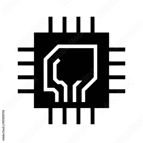 Integrated circuit chip vector design for electronics engineering and technology industry use