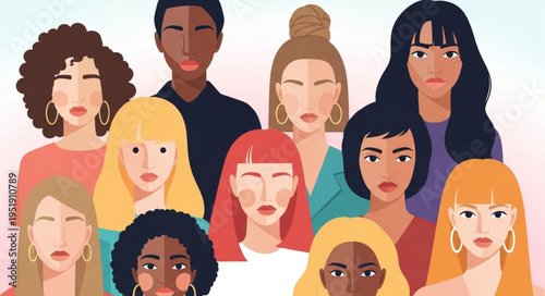 Diverse Group of Women - A Celebration of Femininity and Empowerment.