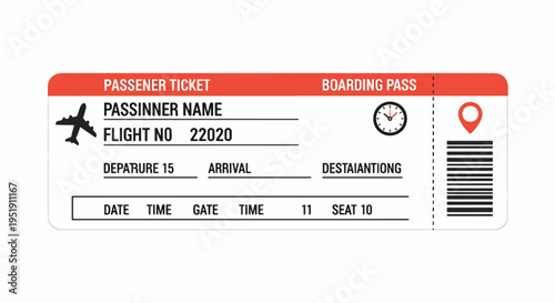 A symbolic journey depicted through a passenger ticket representing travel and destinations across the globe alongside preparations for an upcoming adventure and planning for an exciting trip