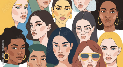 Diverse Group of Women - A Celebration of Female Beauty and Strength.