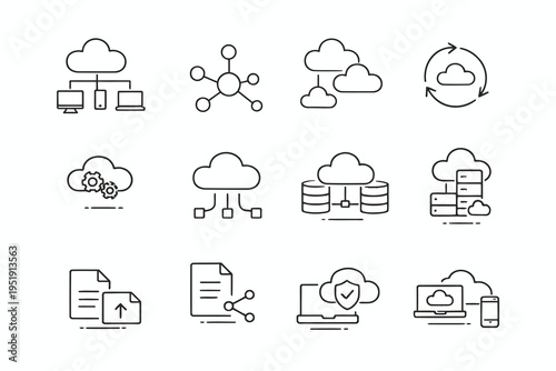 Essential concepts and services of cloud computing infrastructure illustrated