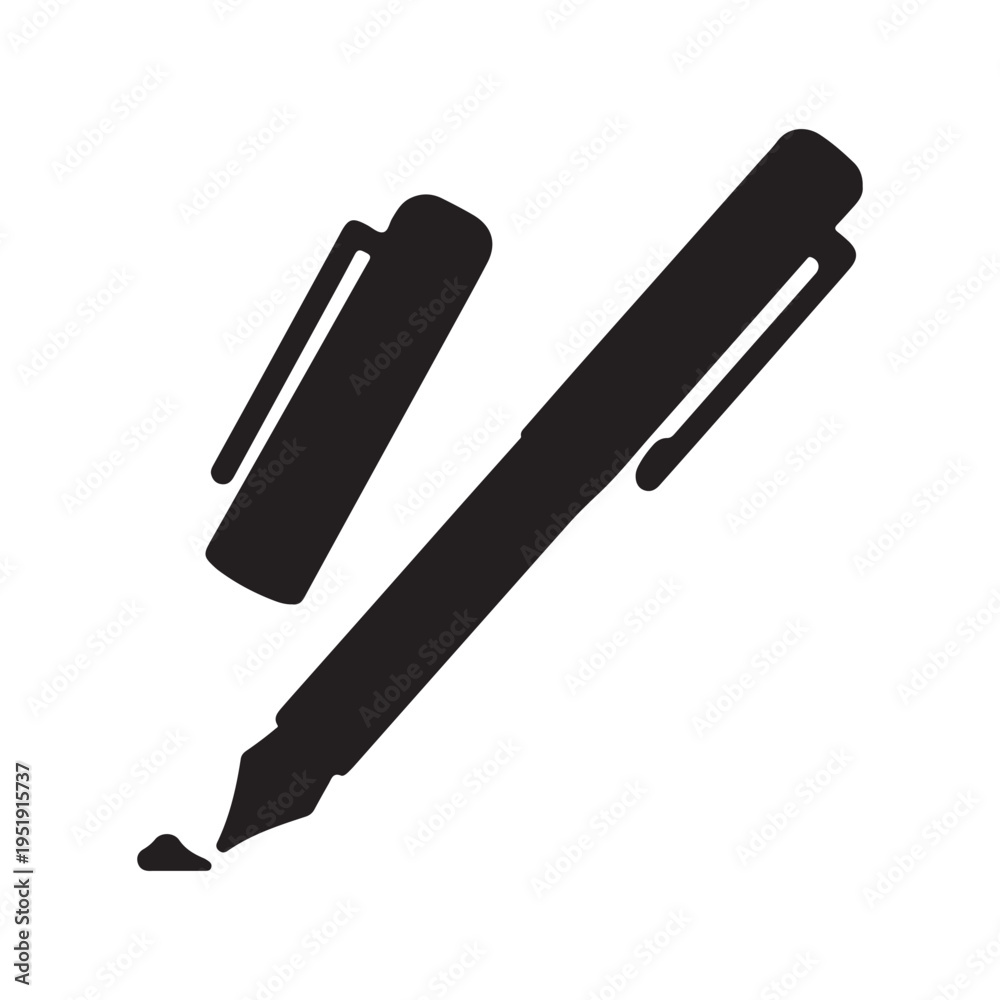 Fototapeta premium Vector Illustration of Pen Icon 