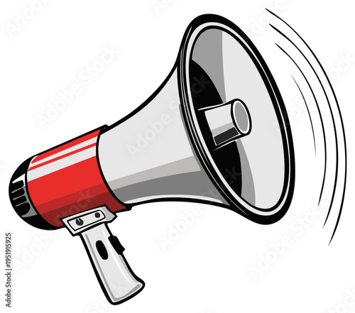 Cartoon Megaphone Illustration Vector