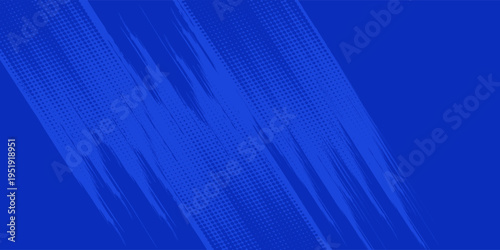 blue color pattern gradient grunge texture background. Dots pop art comics sport style.