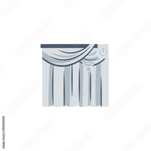 Close up of white radiator.